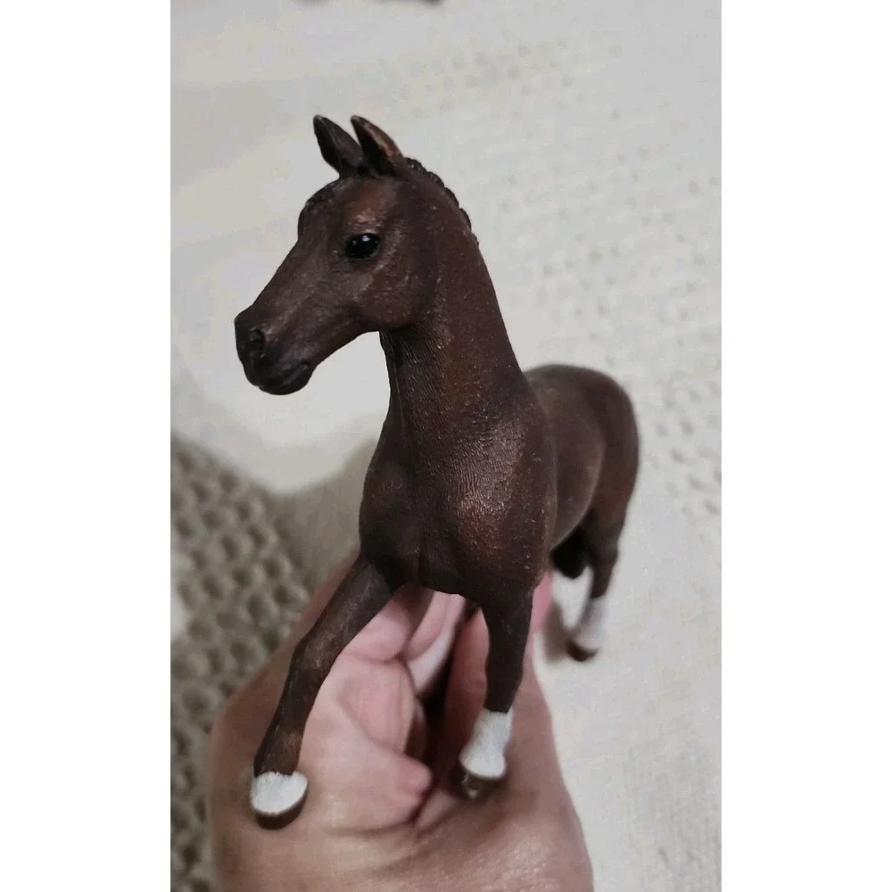 Lot of 5 Schleich Horse Figures 2016 2017 2018 Collectible Plastic Animal Models